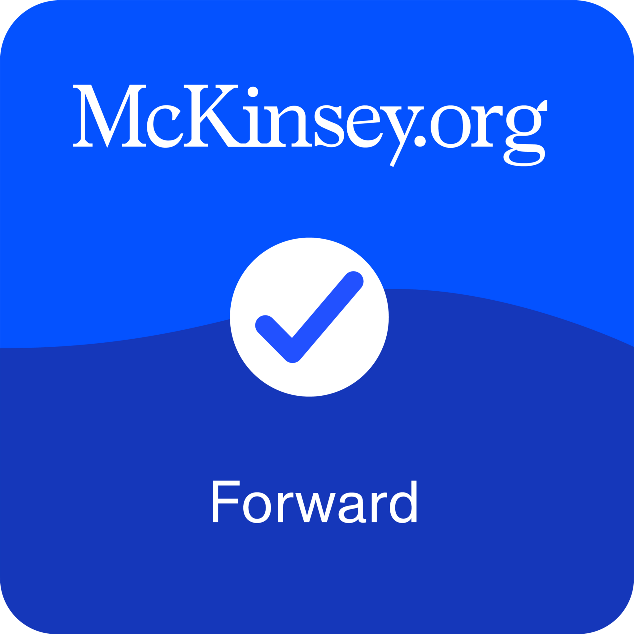 McKinsey.org Forward Program badge